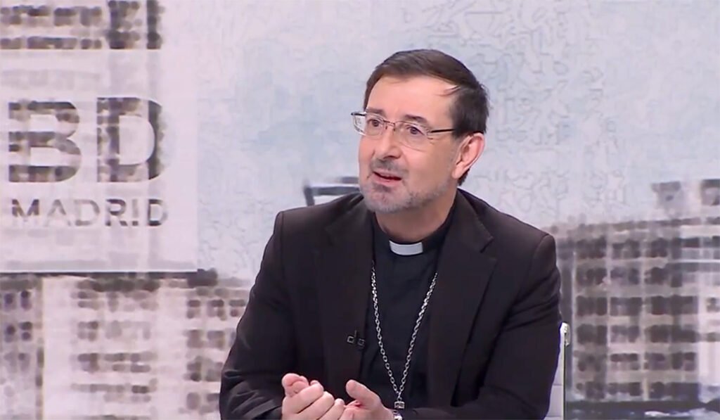 José Cobo en un momento de la entrevista