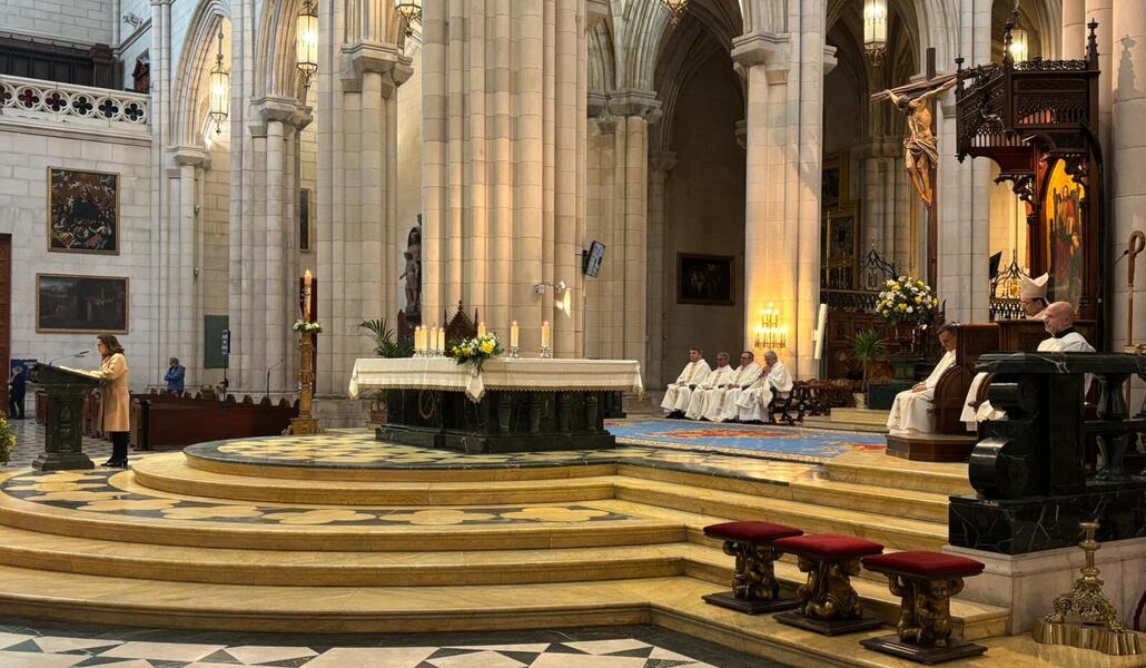 Un momento de la celebración en la catedral. Foto: Luis Miguel Modino.