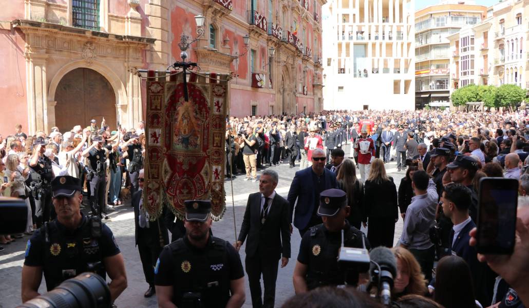 El cortejo funerario recorrió las calles de Murcia. Foto: Diócesis de Cartagena.