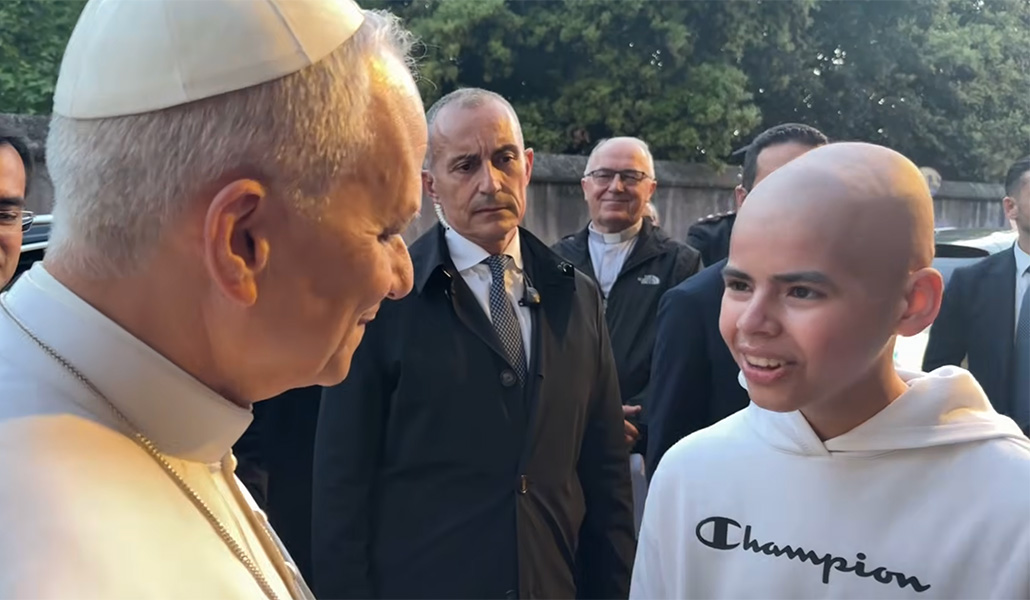 El Papa e Ignacio.