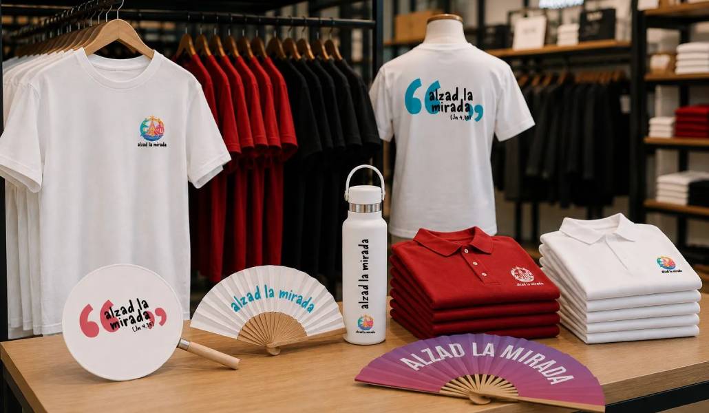 Parte del merchandising ya a la venta. Foto: conelpapa.es