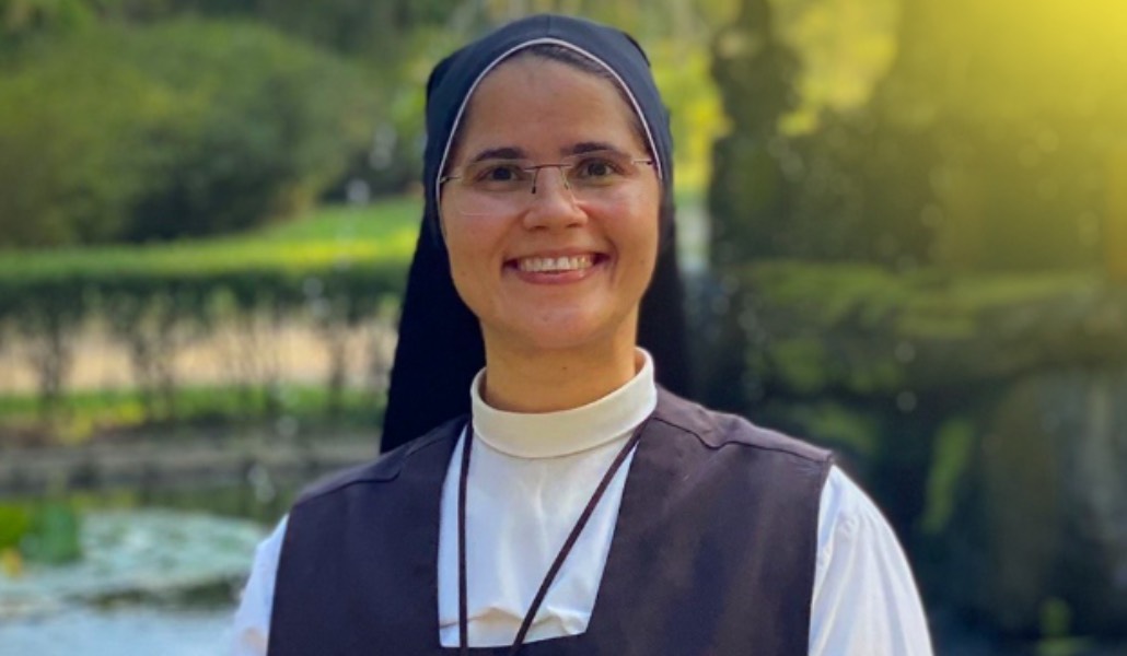 La religiosa brasileña Nadir Santos. Foto: La religiosa en una foto de archivo. Foto: Carmelitas Mensajeras del Espíritu Santo.