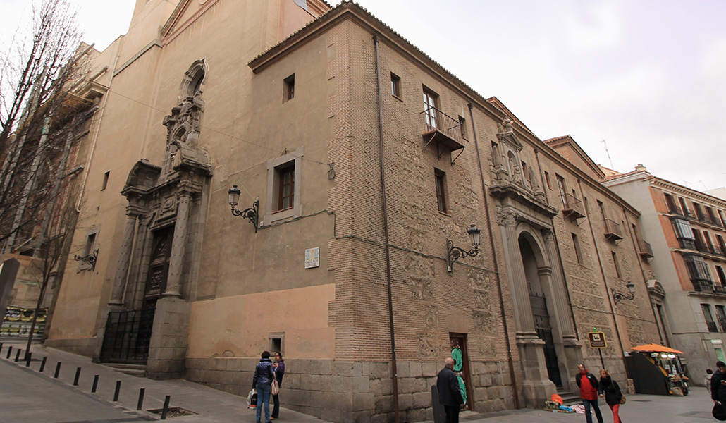 La iglesia original fue el templo del primitivo carmelo descalzo de Madrid.