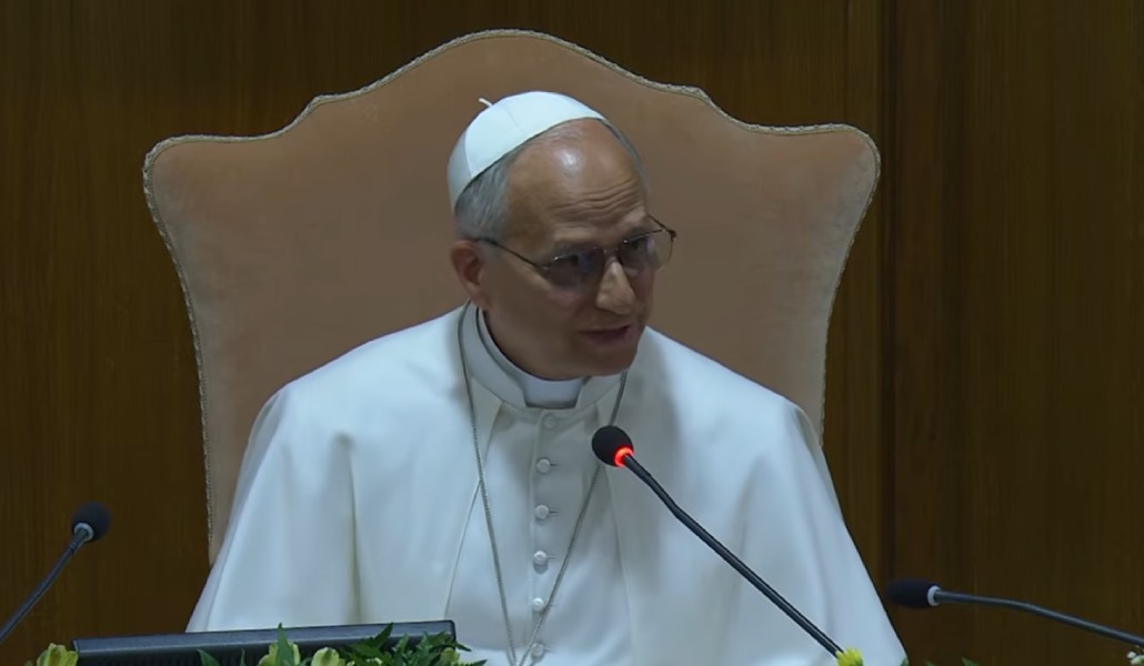 El Papa ha querido presentar él mismo su primera encíclica. Foto: Vatican Media.