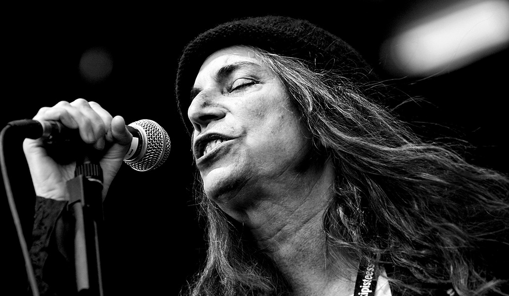 Patti Smith en el festival Provinssirock, Seinäjoki, Finlandia, en 2007.