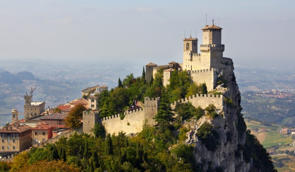 Fortaleza de la Guaita, en San Marino. Foto: Max Ryazanov.