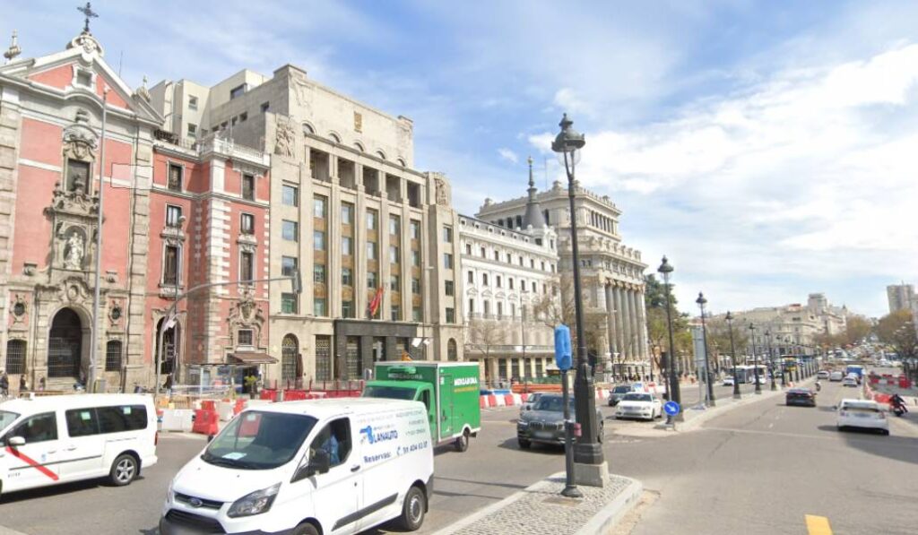 La procesión se dará la vuelta en este punto para volver al altar. Foto: Google Maps.
