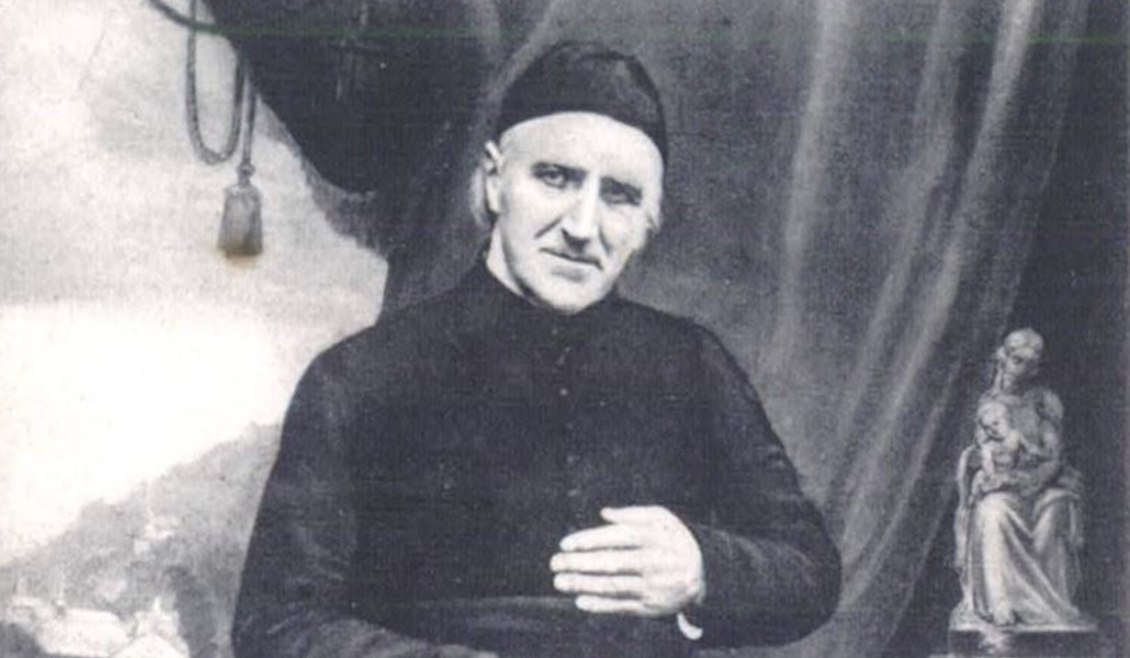 El santo en una foto de archivo.