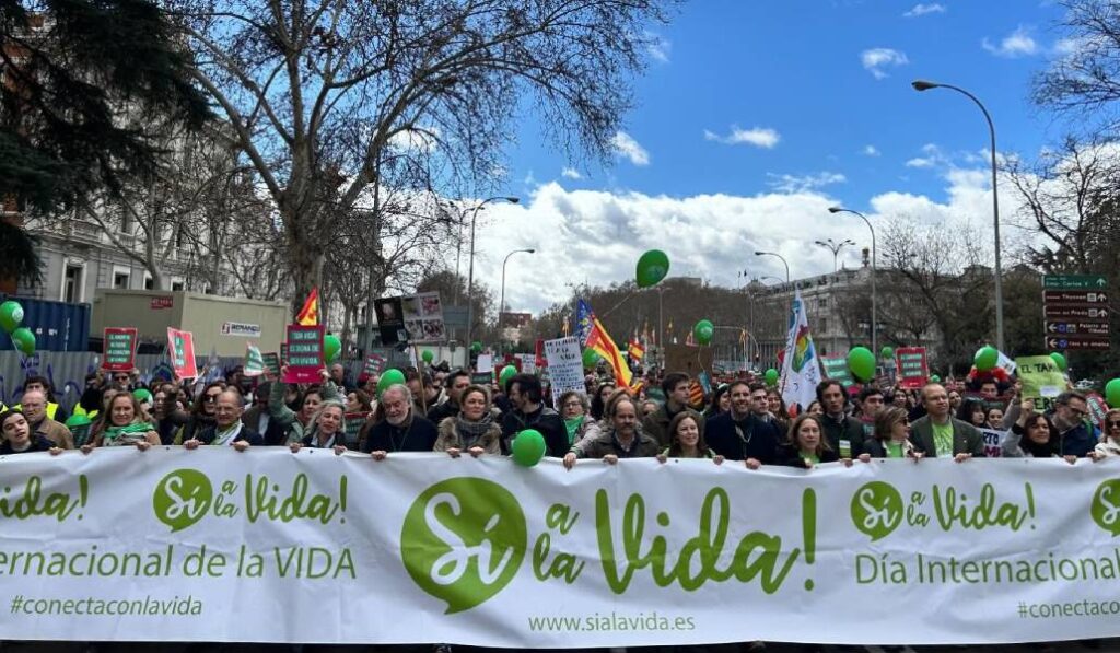 Una de las últimas ediciones de la Marcha por la Vida. Foto: Sí a la Vida.