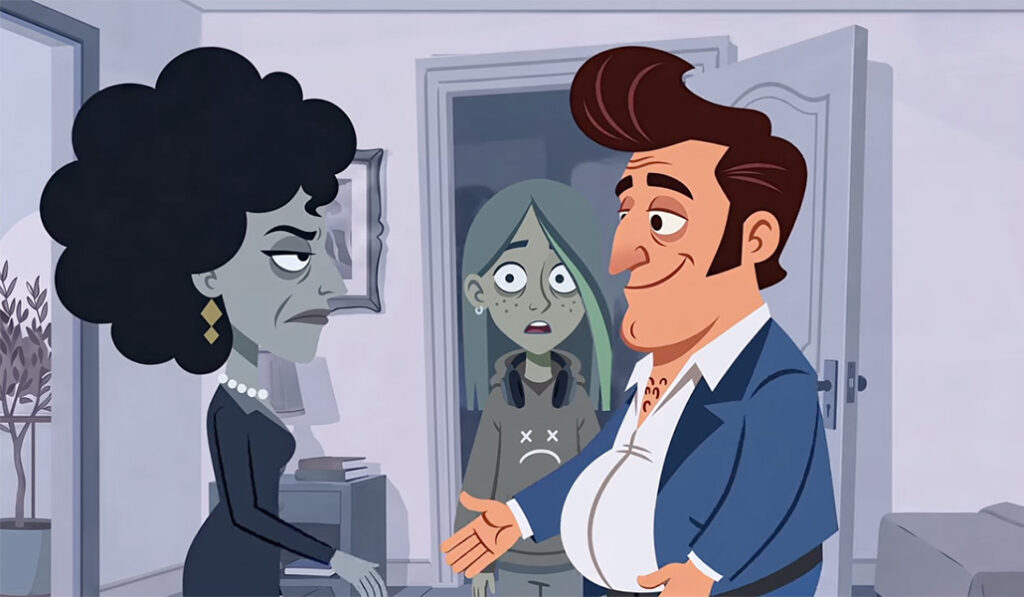 Un fotograma del corto de animación que se ha presentado.