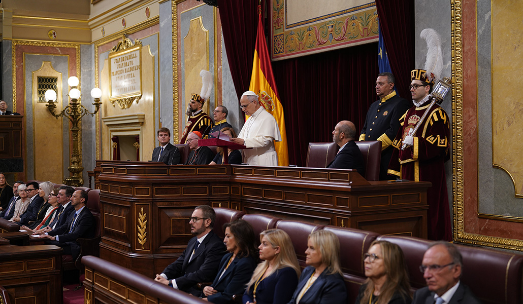 El Papa en las Cortes