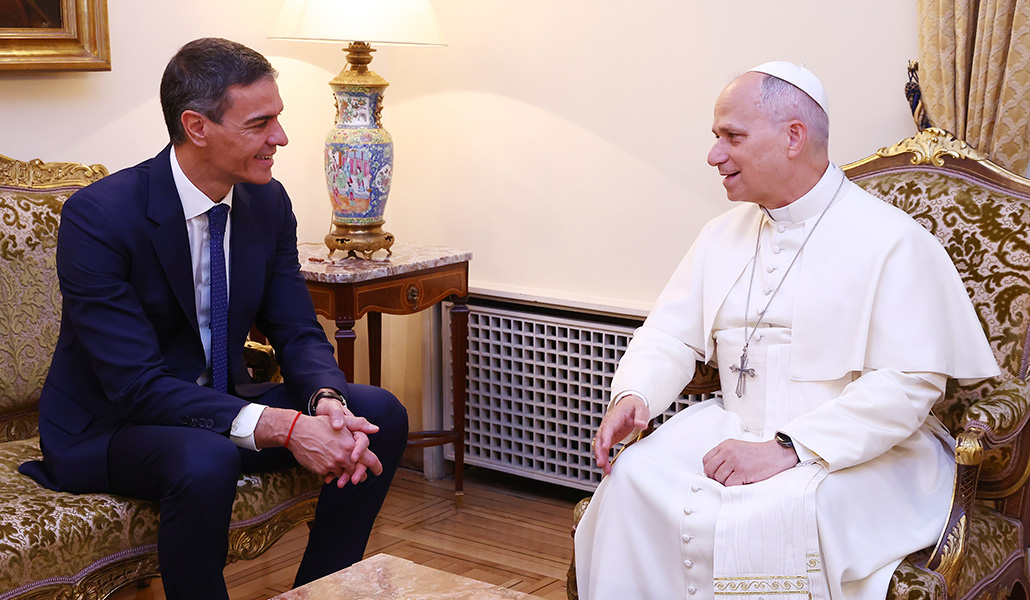 El Papa y Sánchez