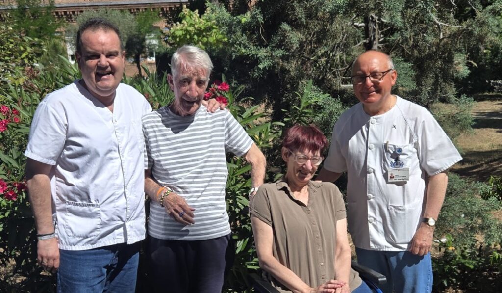 El grupo, unos días antes en la Fundación Instituto San José. Foto: SJD.