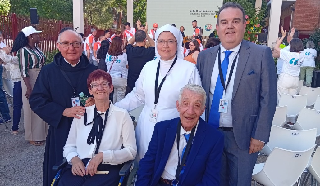 Los representantes de la Orden de San Juan de Dios en CEDIA. Miguel, abajo a la derecha. Foto: SJD.