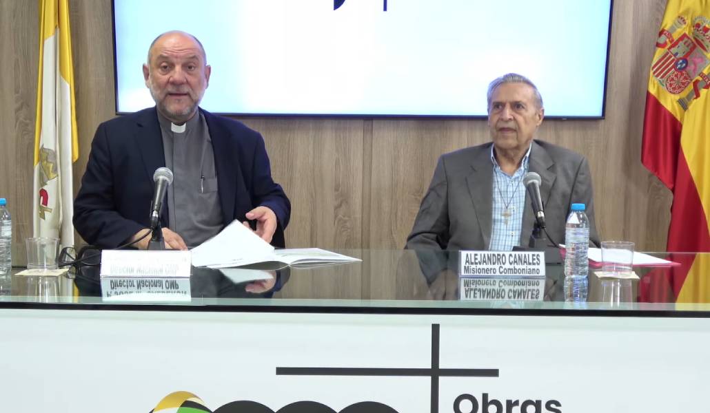 Un momento d ela rueda de prensa. Foto: YouTube OMP.