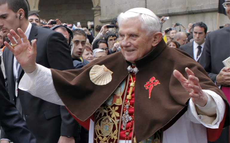 Benedicto XVI en Santiago de Compostela. 