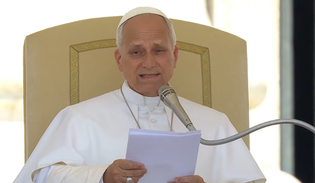 El Papa en un momento de su catequesis. Foto. YouTube Vatican Media.