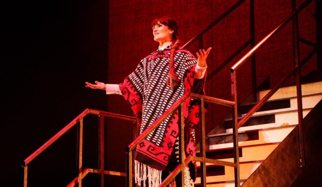 En 2025, en el musical <em>Chavela</em>. Foto: EFE / Mariscal.