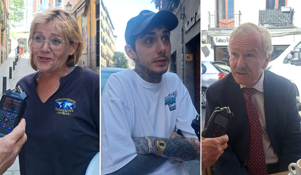 Paqui, Gonzalo y Vicente.