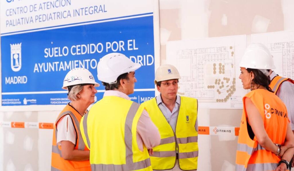 El alcalde de Madrid visitó las obras este viernes. Foto: Ayuntamiento de Madrid.