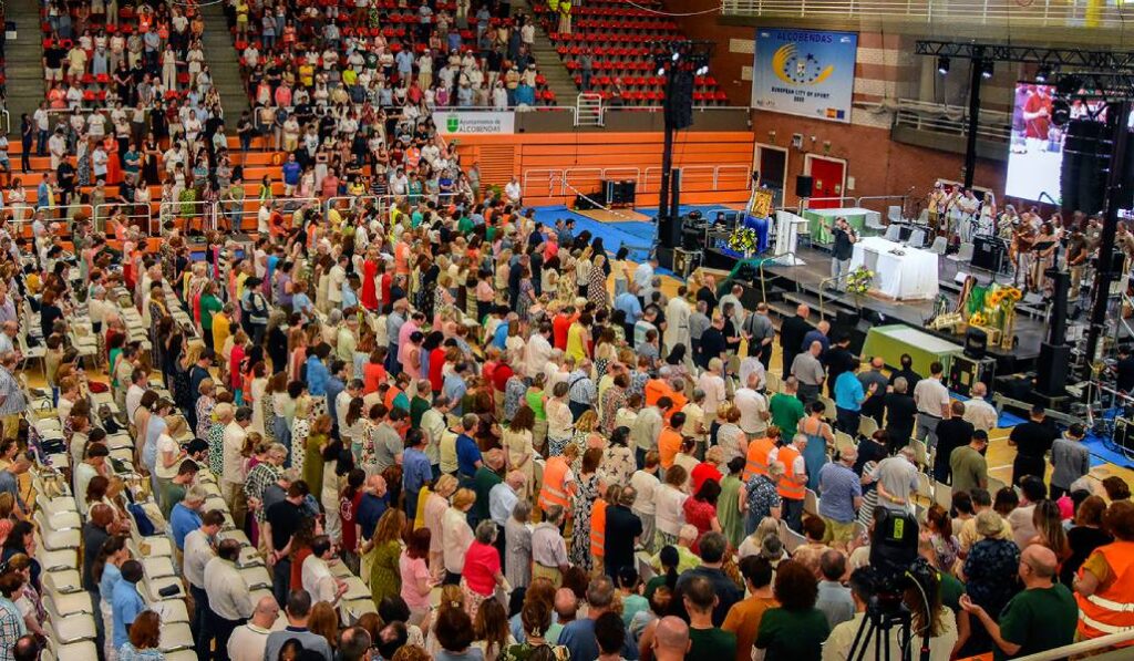Un momento de la asamblea del año pasado. Foto: Renovación Carismática.