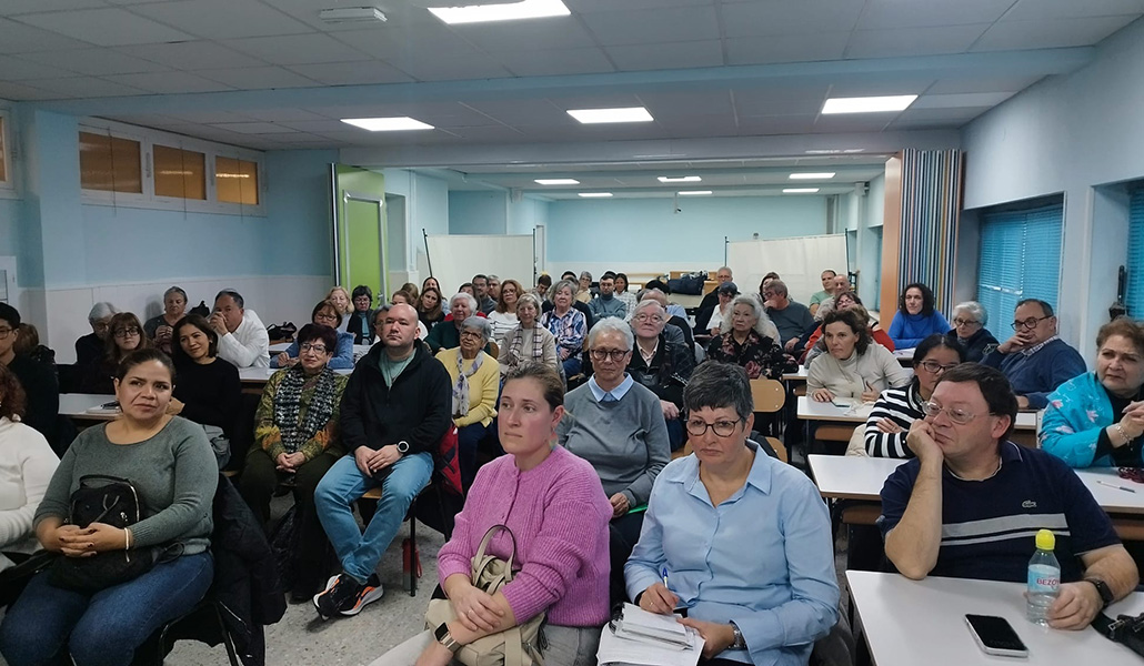 Un momento de la última asamblea de la unidad pastoral del Gran San Blas.