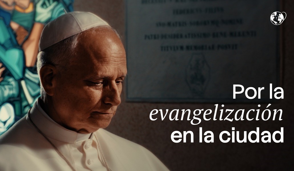 En agosto, León XIV anima a rezar para cambiar la convivencia en las grandes ciudades. Foto: Red Mundial de Oración del Papa