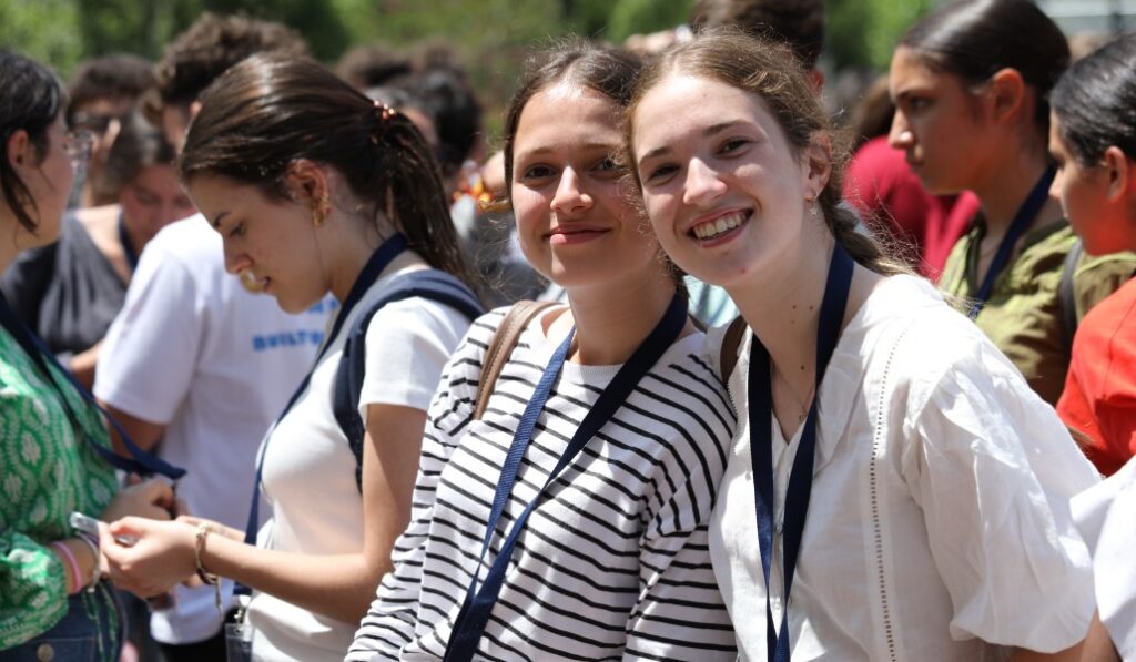 Jóvenes participantes en la JEMJ. Foto: JEMJ.