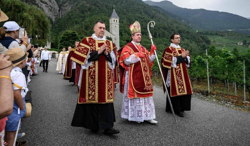 Un momento de la ceremonia de los lefebvrianos. Foto: Vatican News.
