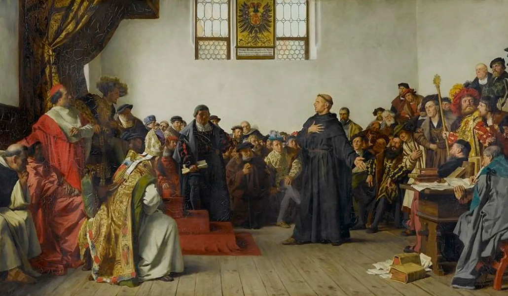 'Lutero ante la Dieta de Worms', de Anton von Werner.