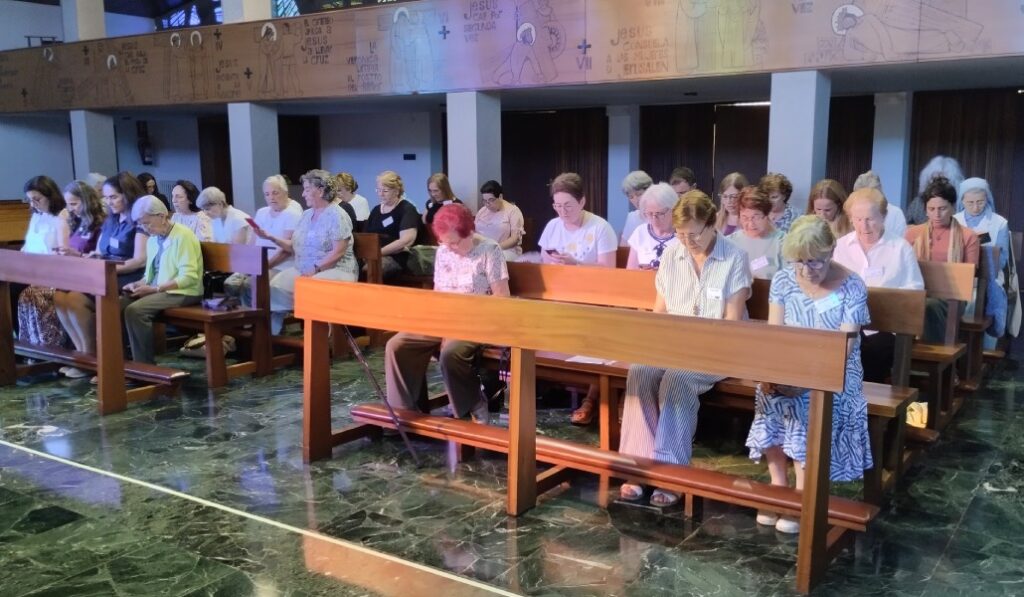 Algunas de las participantes en el encuentro. Foto: Diócesis de Palencia.