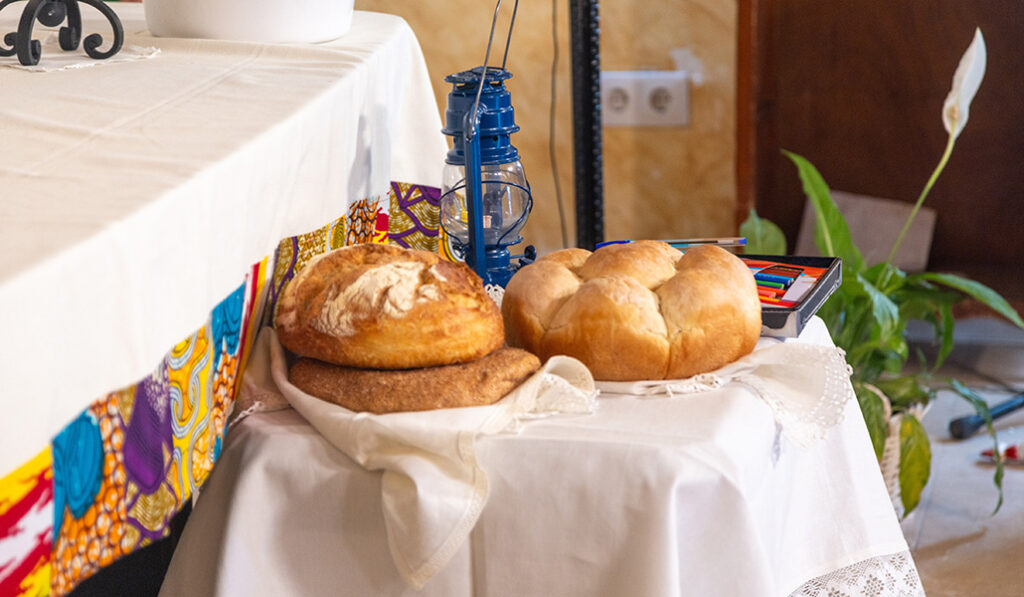 El pan de las ofrendas.
