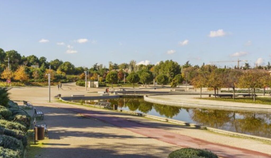 Una imagen del Parque Juan Pablo II, al norte de la capital. Foto: Ayuntamiento de Madrid.