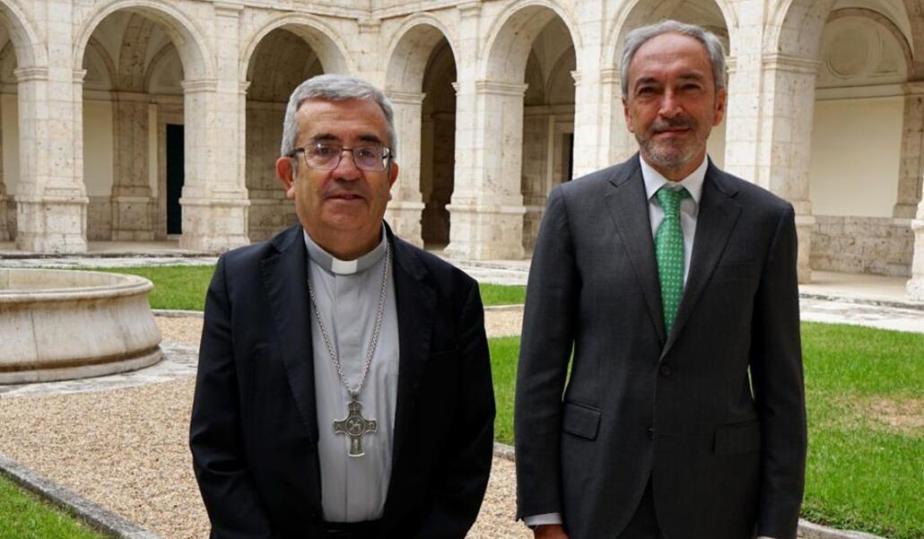 Luis Argüello y el consejero de Cultura, Turismo y Deporte de la Junta de Castilla y León, Alberto Díaz Pico. Foto: Junta de Castilla y León