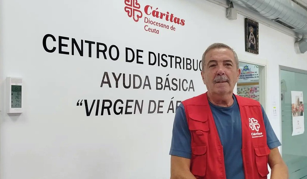 Fernando Sotomayor es director de Cáritas Ceuta desde agosto del año pasado. Foto: Cáritas Ceuta