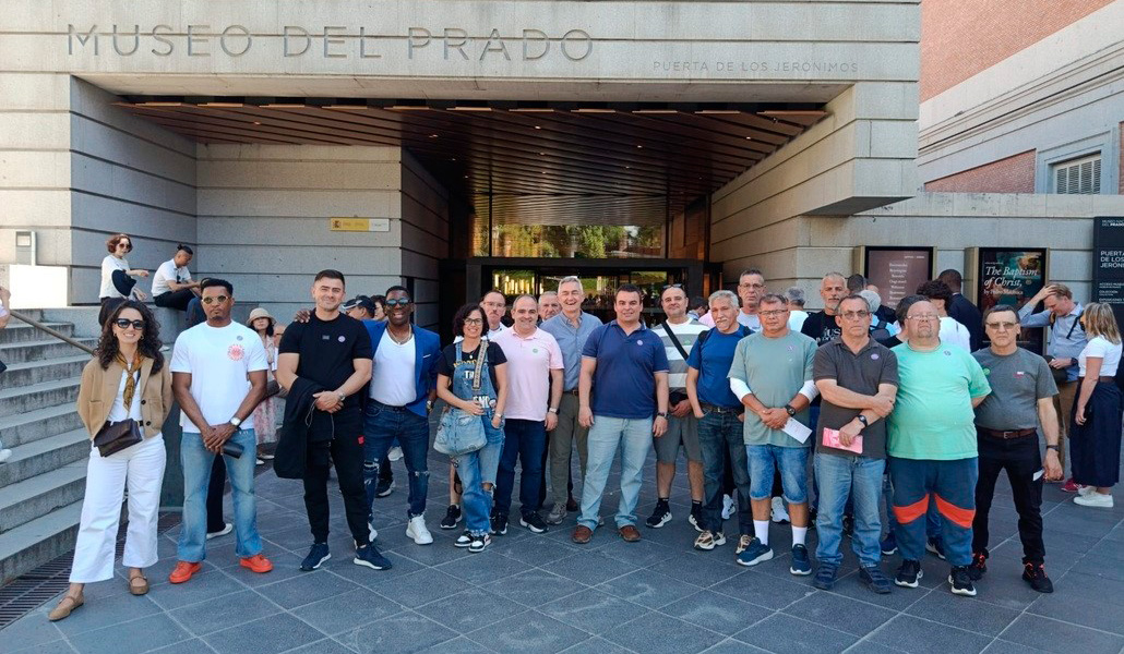 Una de las salidas programadas fue la visita al Museo del Prado.