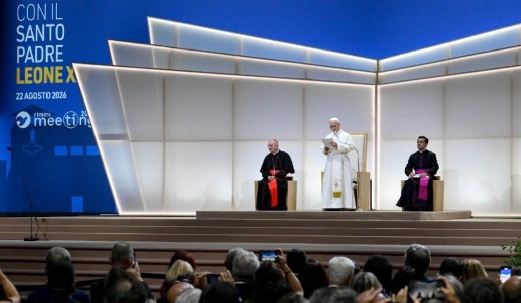 Más de 10.000 personas en el auditorio han escuchado las palabras del Papa. Foto: Vatican Media