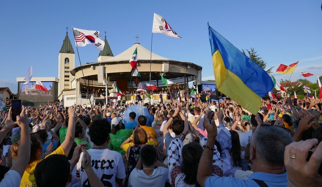 El festival se está desarrollando con normalidad pese a la profanación del santuario poco antes de que comenzase. Foto: Mladifest