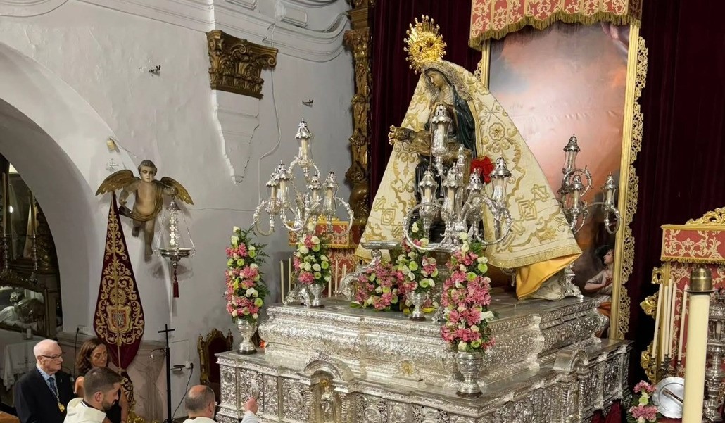La ofrenda floral sería el 4 de agosto y la Virgen saldrá en procesión el 5. Se han reforzado las medidas de seguridad. Foto: Hermandad de Santa María de África