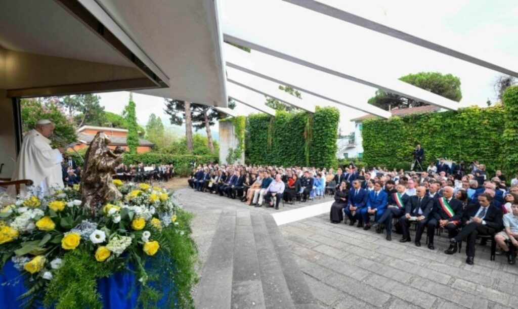 La iglesia de María Santísima del Lago fue consagrada por Pablo VI. Foto: Vatican Media