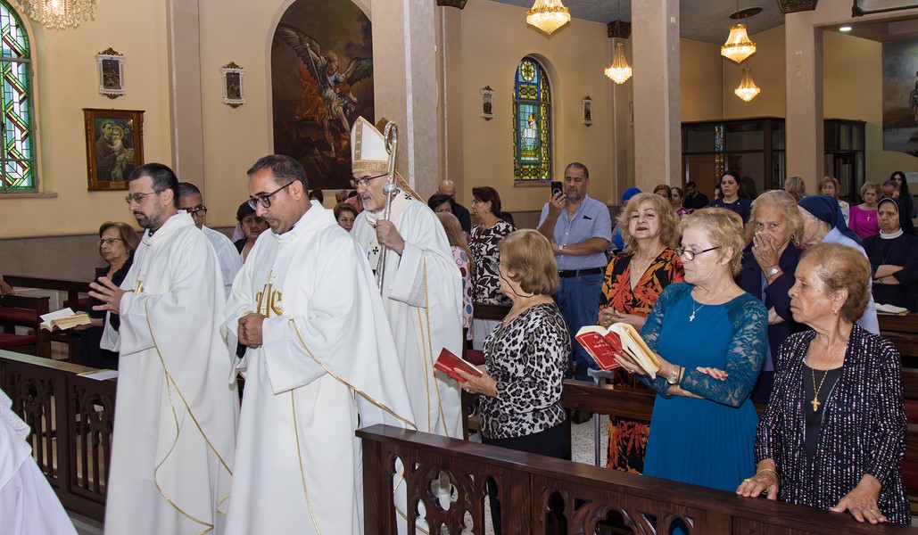 Asunción en la parroquia latina de Taybeh. Foto: Patriarcado Latino de Jerusalén