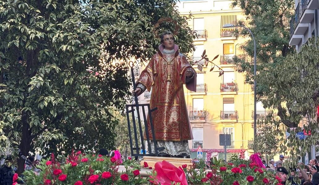 San Lorenzo en procesión. Foto: Luis Miguel Modino