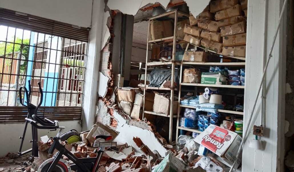 Las obras de los salesianos han quedado seriamente afectadas por el seísmo. Foto: Misiones Salesianas