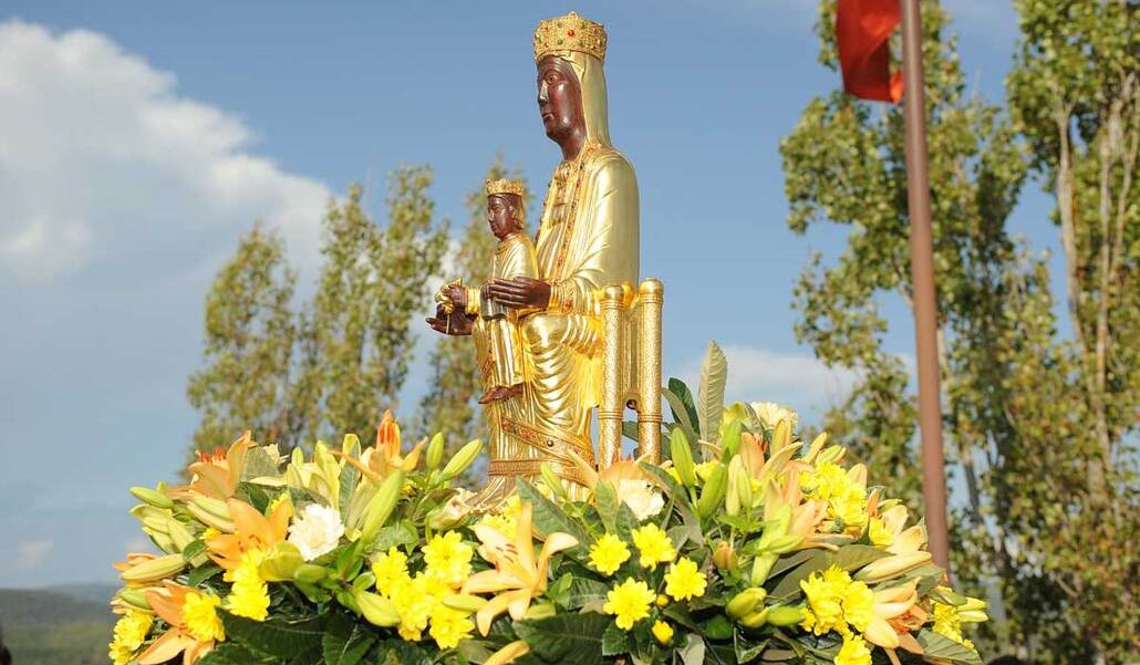 La Virgen volverá a su ermita original el próximo 5 de septiembre. Foto: Santuario de Torreciudad