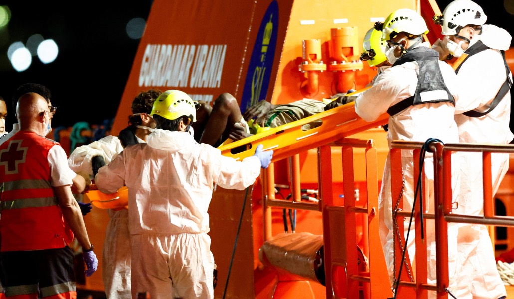 Un momento del rescate. Foto: Reuters / Borja Suárez.