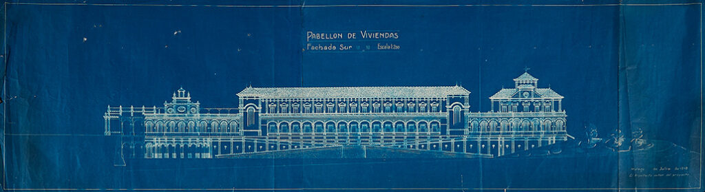 Diseño de la fachada del pabellón de viviendas del seminario. Foto: Diócesis de Málaga.