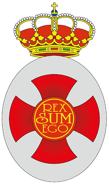 Escudo de la Real Hermandad y Cofradía de Nazarenos de Nuestro Padre Jesús, el Divino Cautivo