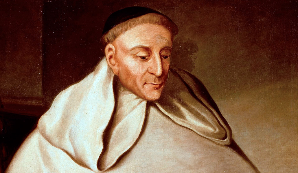 Tirso de Molina, retratado por fray Antonio Manuel de Hartalejo.