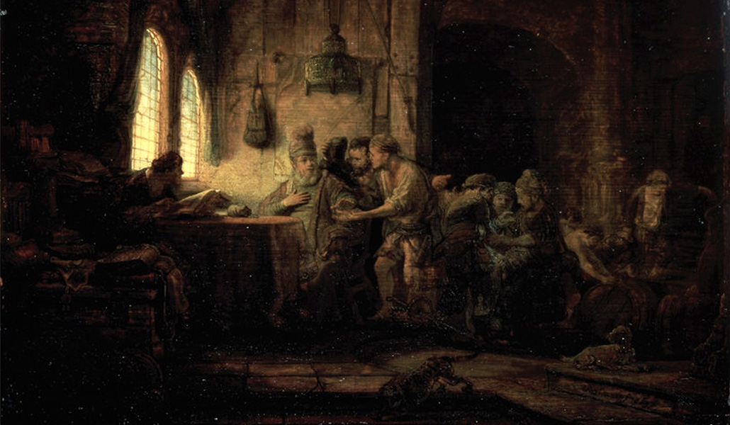 'La parábola de los trabajadores de la viña', Rembrandt. The Hermitage, San Petersburgo (Rusia).