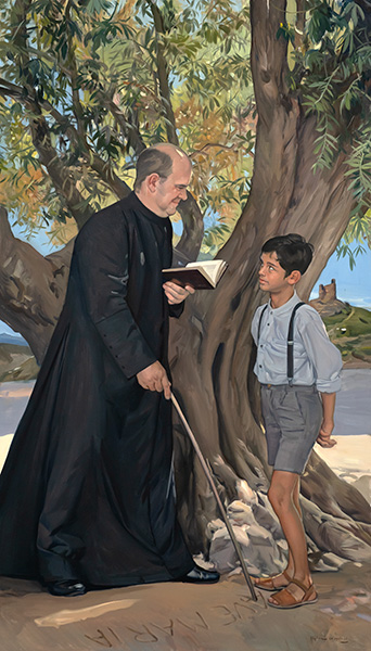 Imagen del beato Juan Ibáñez, sacerdote que ejerció su ministerio en Albox.